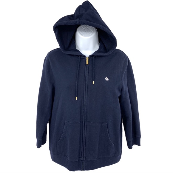 navy blue and gold hoodie